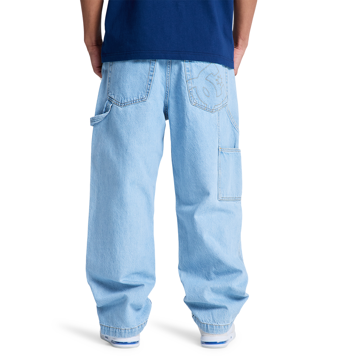 Men's Baggy Denim Carpenter Pants - Image 6