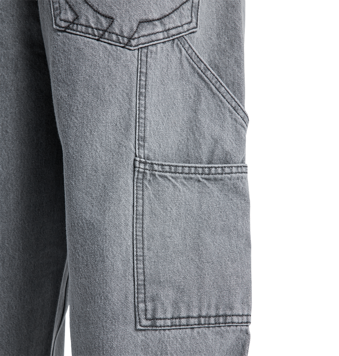 Men's Baggy Denim Carpenter Pants - Image 8